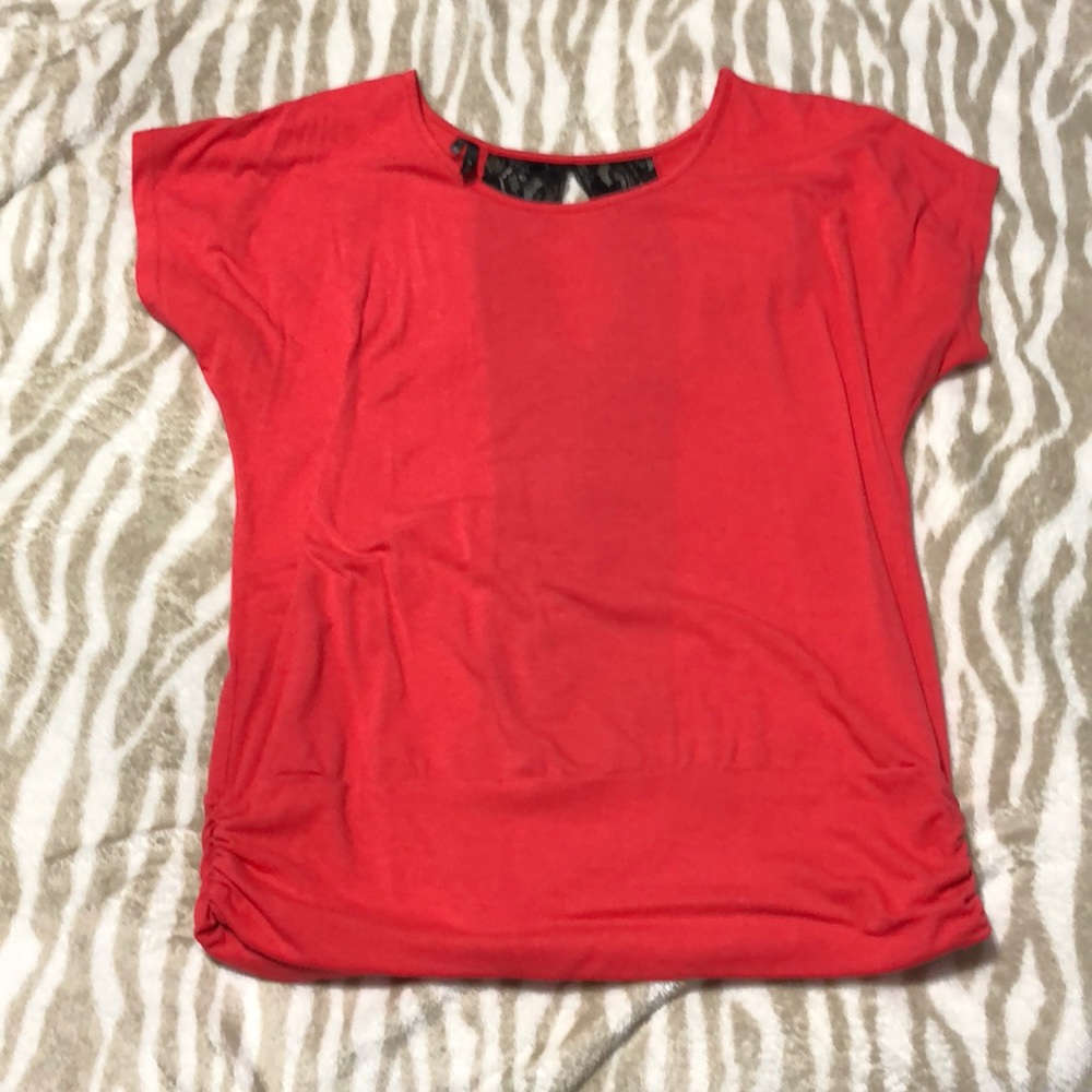 Blouse with Lace accented back